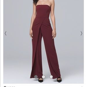 Convertible split-leg jumpsuit - color Port